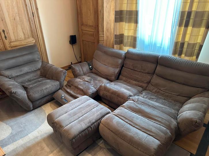 Salon Château d’Ax, Huis en Inrichting, Zetels | Complete zithoeken, Gebruikt, Stof, Ophalen