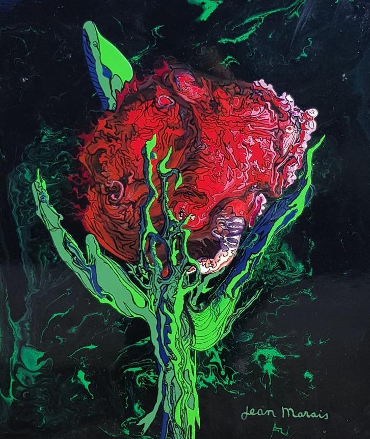 Jean MARAIS - Zeldzaam gesigneerd/gesigneerd schilderij - 19, Antiek en Kunst, Kunst | Schilderijen | Modern, Verzenden