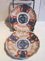 2x Antiek Imari bord, 19e eeuw, handgeschilderd nr4/5, Antiek en Kunst, Antiek | Porselein, Verzenden
