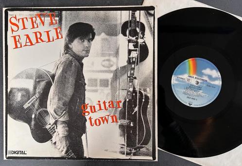 STEVE EARLE - Guitar town ( LP; MINT ), Cd's en Dvd's, Vinyl | Rock, Zo goed als nieuw, Singer-songwriter, 12 inch, Verzenden