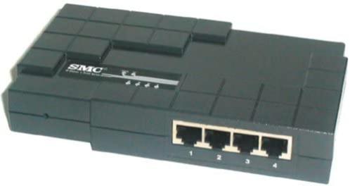 SMC SMC7004BR Barricade Cable/DSL Router with 4 Port Switch, Computers en Software, Routers en Modems, Zo goed als nieuw, Router