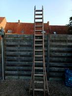 Houten ladder, Doe-het-zelf en Bouw, Ladders en Trappen, Ophalen, Gebruikt, Ladder