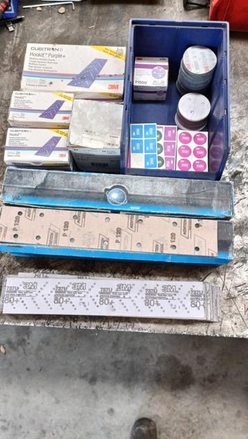 3M Cubitron 2 en Norton schuurmaterialen beschikbaar voor biedingen