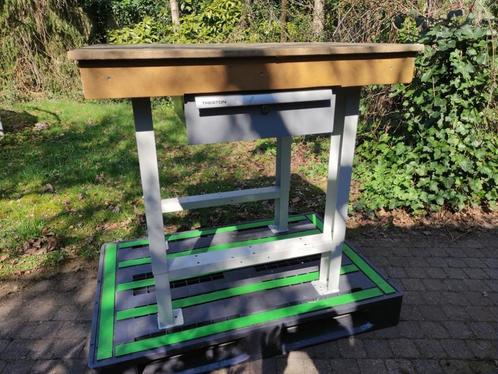 Compacte stalen werkbank, Doe-het-zelf en Bouw, Werkbanken, Gebruikt, Ophalen