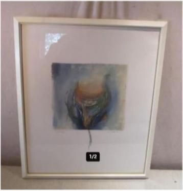 Mooi Abstract Geschilderd werk 'Verasteling' - Maria Urille beschikbaar voor biedingen