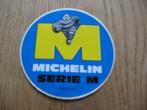 Vintage Sticker Michelin Serie M , Verzamelen, Ophalen of Verzenden, Nieuw, Auto of Motor