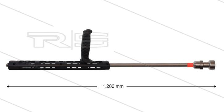 Rode Schuimlans 120cm met 3.2mm HD Sproeier, Autos : Divers, Autos divers Autre, Envoi