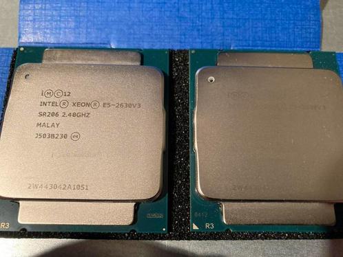 2x Intel® Xeon® Processor E5-2630 v3, Computers en Software, Processors, Zo goed als nieuw, 8-core, 3 tot 4 Ghz, Ophalen of Verzenden