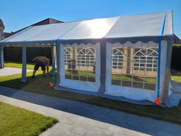 Profesionele partytent 4x8 meter te koop beschikbaar voor biedingen