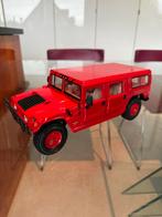 1/18 MAISTO - HUMMER - H1 6.5L WAGON 1992 nickel, Ophalen of Verzenden, Zo goed als nieuw, Auto, Maisto