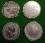 Zilveren kilomunten, Postzegels en Munten, Edelmetalen en Baren, Ophalen of Verzenden, Zilver