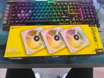 Corsair iCUE LINK QX120 RGB 120 mm PWM-ventilatoren starterk, Ophalen of Verzenden, Zo goed als nieuw
