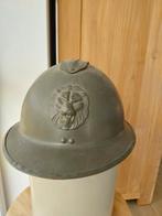 Belgische m1931 adrian helm troep wo2 ABBL 1940, Verzamelen, Ophalen of Verzenden