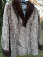 tweekleurige nerts bontjas maat 42, Kleding | Dames, Ophalen, Zo goed als nieuw, Maat 42/44 (L), Grijs
