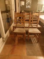 Stoelen in massieve kerselaar, Huis en Inrichting, Ophalen, Gebruikt, Bruin, Hout