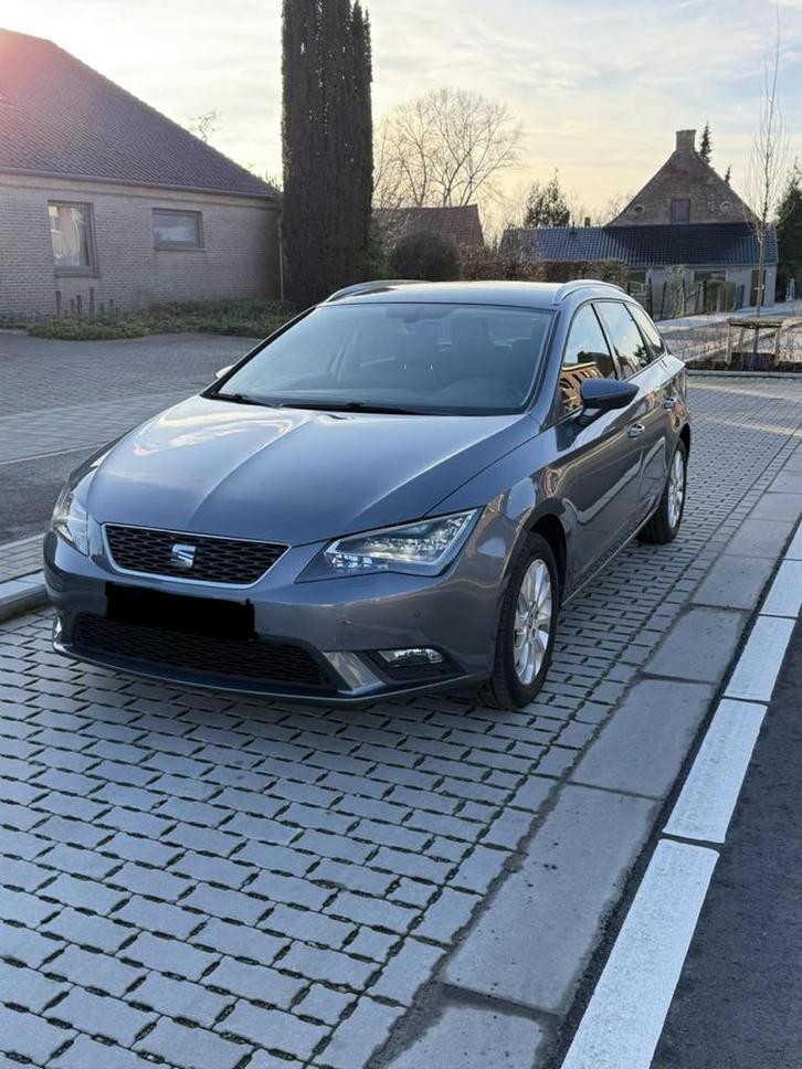 Seat Leon 1.6 TDI Euro 5 B, bouwjaar 2015, 171000 km., Autos, Seat, Particulier, Leon, Bluetooth, Diesel, Euro 5, Enlèvement