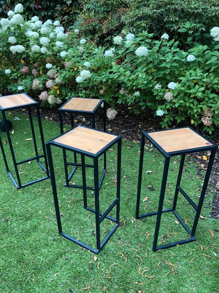 Barkrukken voor buiten en binnen., Huis en Inrichting, Barkrukken, Zo goed als nieuw, Ophalen