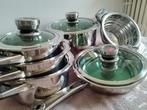 Kookpottenset, Huis en Inrichting, Ophalen, Gebruikt, Pannenset, Keramische plaat