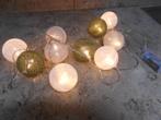 Lichtjessnoer - groen en witte balletjes, Diversen, Kerst, Ophalen of Verzenden, Zo goed als nieuw