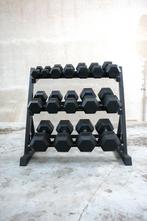 Nieuwe hex dumbbell sets met garantie, Sport en Fitness, Ophalen of Verzenden, Zo goed als nieuw, Dumbbell