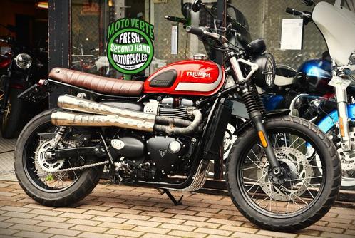 TRIUMPH STREET SCRAMBLER (inclBTW) ***MOTOVERTE.BE***, Motoren, Motoren | Triumph, Bedrijf, Naked bike, 2 cilinders, Ophalen
