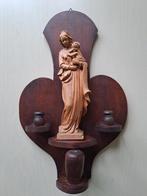 Support en bois pour statue, Enlèvement, Comme neuf, Religion