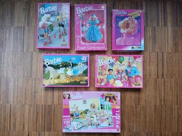 Barbiepuzzels jaren 80-90 beschikbaar voor biedingen
