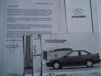 Hyundai Scoupé 1500 GT 12v 1993 Persfoto press LOT van 3, Verzenden, Gelezen, Overige merken