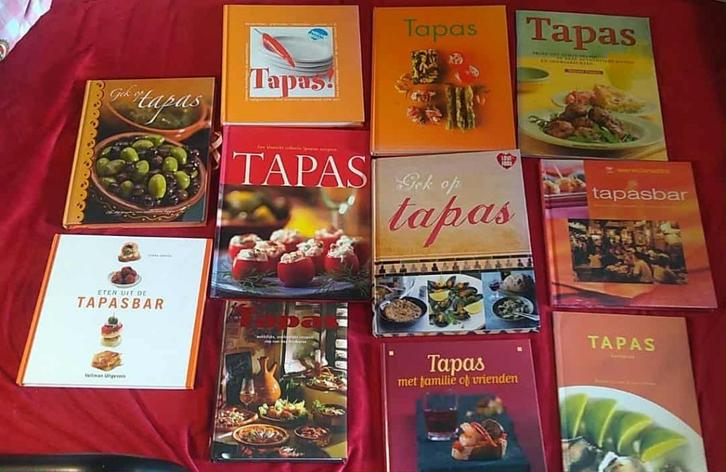 TAPAS boeken, Livres, Livres de cuisine, Tapas, Snacks et Dim Sum, Espagne, Enlèvement ou Envoi