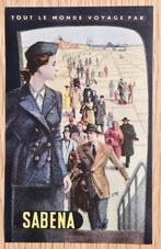 SABENA Tout le monde voyage  - Etiquette bagage - Label 226, Collections, Souvenirs Sabena, Enlèvement ou Envoi