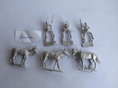 Conquest miniatures – Mounted Shawnee Indians set A – 3 figs, Hobby en Vrije tijd, Wargaming, Nieuw, Overige soorten, Figuurtje(s)