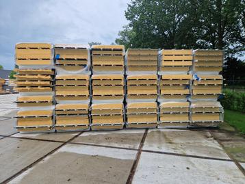 Grote partij, sandwichpanelen voor dak 140 mm, ral 9006 beschikbaar voor biedingen