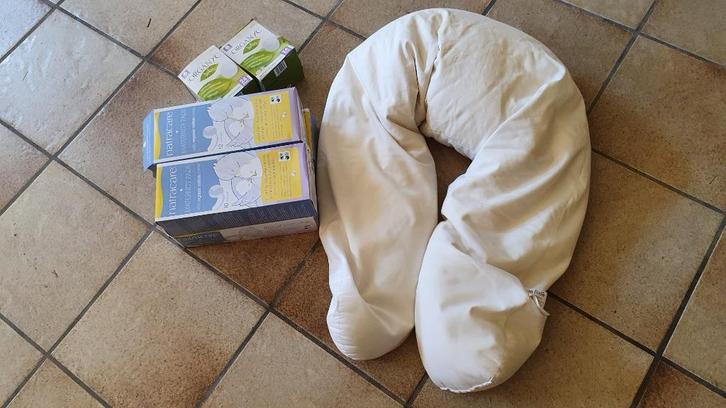 *2 zwangerschapskussens+bijhorigheden NIEUW    -50% OPRUIM, Kinderen en Baby's, Babyvoeding en Toebehoren, Nieuw, Voedingskussen