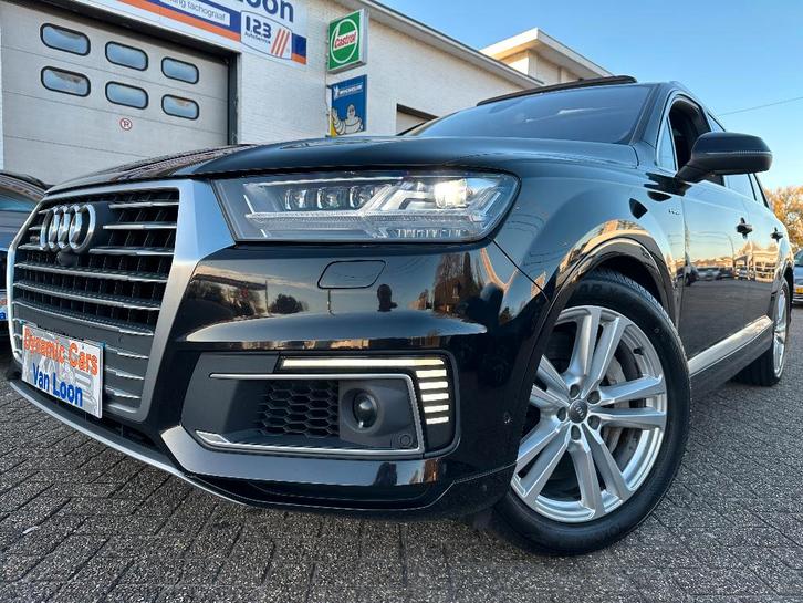 Q7 3.0TDI E-tron S-Line Quattro tiptronic Full-Option, Auto's, Audi, Bedrijf, Te koop, Q7, 360° camera, 4x4, ABS, Adaptieve lichten