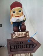 GEZOCHT: La Chouffe PLAATJE voor in tapzuil, Overige merken, Reclamebord, Plaat of Schild, Ophalen of Verzenden, Zo goed als nieuw