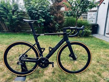 Mérida Reacto 6000 taille M Di2 105 12 spd, 53 à 57 cm, Enlèvement, Comme neuf, Carbone
