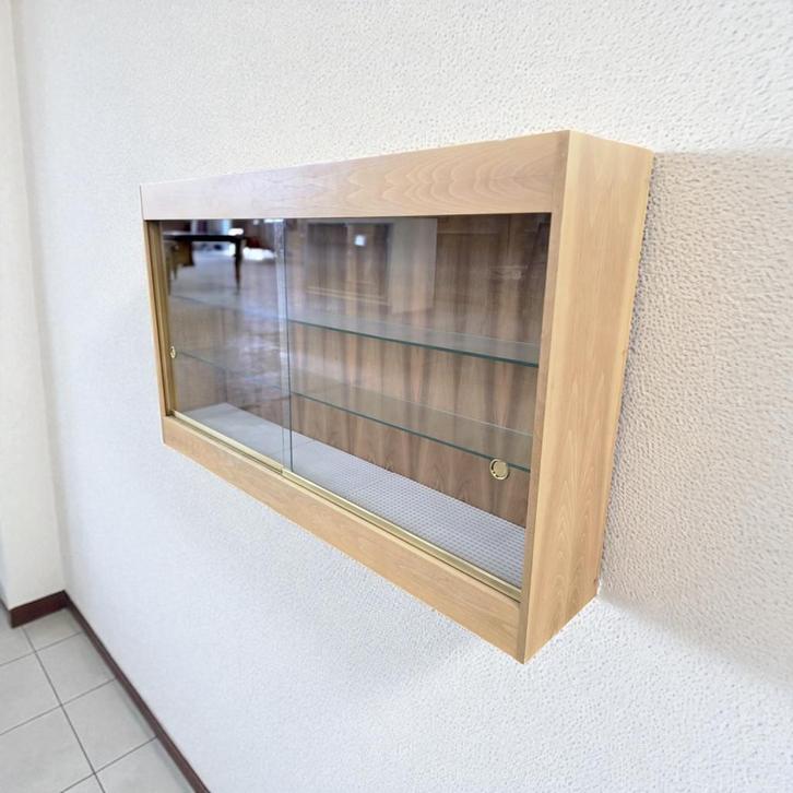 Armoire suspendue vintage XL/armoire murale/vitrine, Antiquités & Art, Curiosités & Brocante, Enlèvement ou Envoi