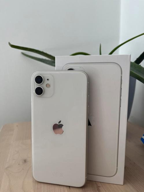 iPhone 11 blanc 128 GB, Télécoms, Téléphonie mobile | Apple iPhone, Utilisé, 128 GB, iPhone 11, Blanc