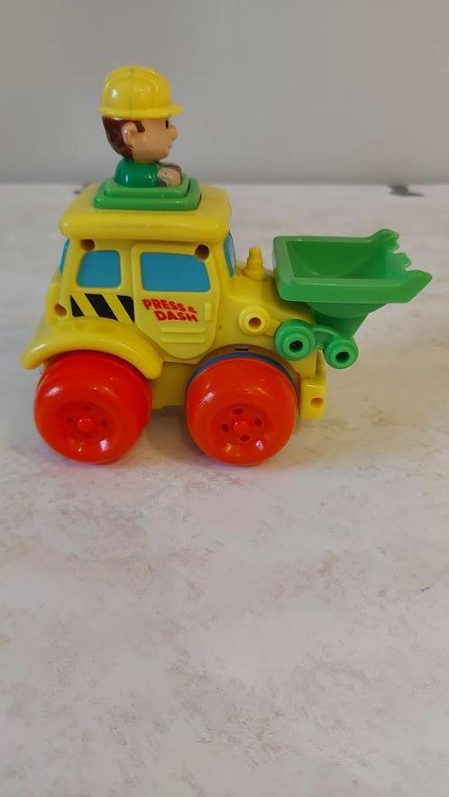 speelgoedauto  met graver, Kinderen en Baby's, Speelgoed |Speelgoedvoertuigen, Gebruikt, Ophalen