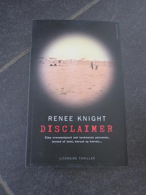 Boek nieuw Disclaimer Renee Knight, Boeken, Thrillers, Zo goed als nieuw, Ophalen of Verzenden