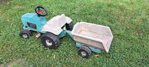 Speelgoed tractor met kipkar, Kinderen en Baby's, Speelgoed | Buiten | Voertuigen en Loopfietsen, Gebruikt, Trapvoertuig, Ophalen