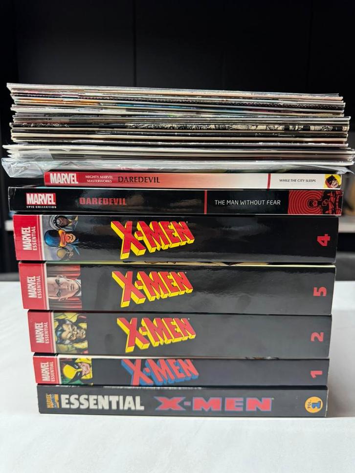 Lot of 7 Marvel Trades & 28 Signle issues, Boeken, Strips | Comics, Zo goed als nieuw, Meerdere comics, Amerika, Ophalen of Verzenden