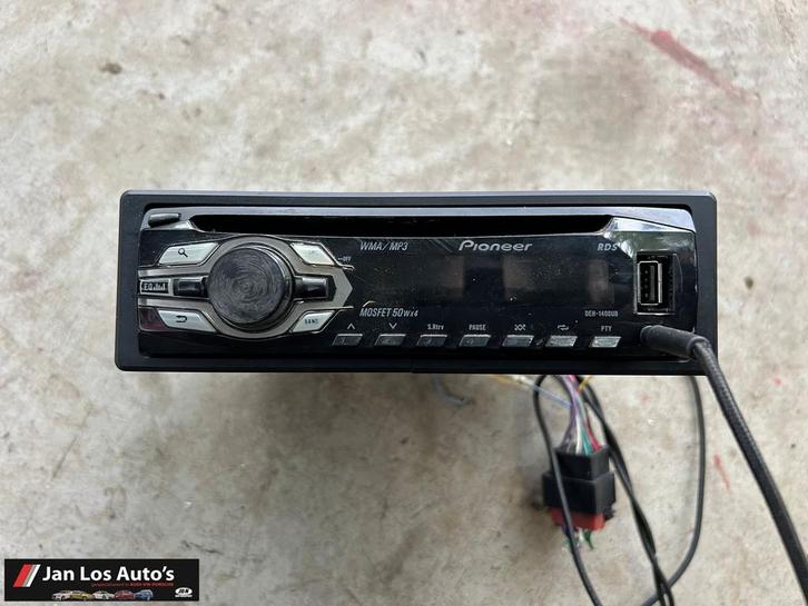 Pioneer Radio CD USB MP3  DEH-1400UB 4x 50w rds, Auto diversen, Autoradio's, Gebruikt, Ophalen of Verzenden