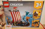 Lego Creator 3 in 1 31132 Vikingschip en de Midgaardslang, Kinderen en Baby's, Speelgoed | Duplo en Lego, Nieuw, Complete set