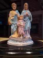 Poseleinen heilige familie (+100j oud), Ophalen of Verzenden