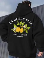 Nieuwe hoodie - maat L - la dolce vita print, Verzenden, Zo goed als nieuw, Maat 52/54 (L)