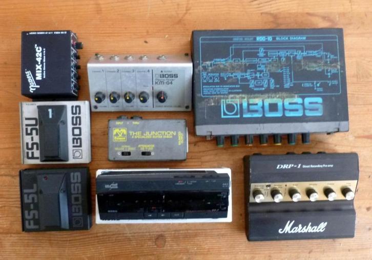 Verschillende effecten, Muziek en Instrumenten, Effecten, Gebruikt, Distortion, Overdrive of Fuzz, Volume, Overige typen, Equalizer