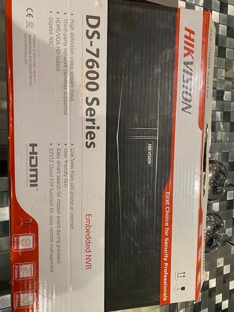 Enregistreur Caméra réseau HIKVISION DS-7600 SERIES, TV, Hi-fi & Vidéo, Caméras de surveillance, Comme neuf, Enlèvement ou Envoi