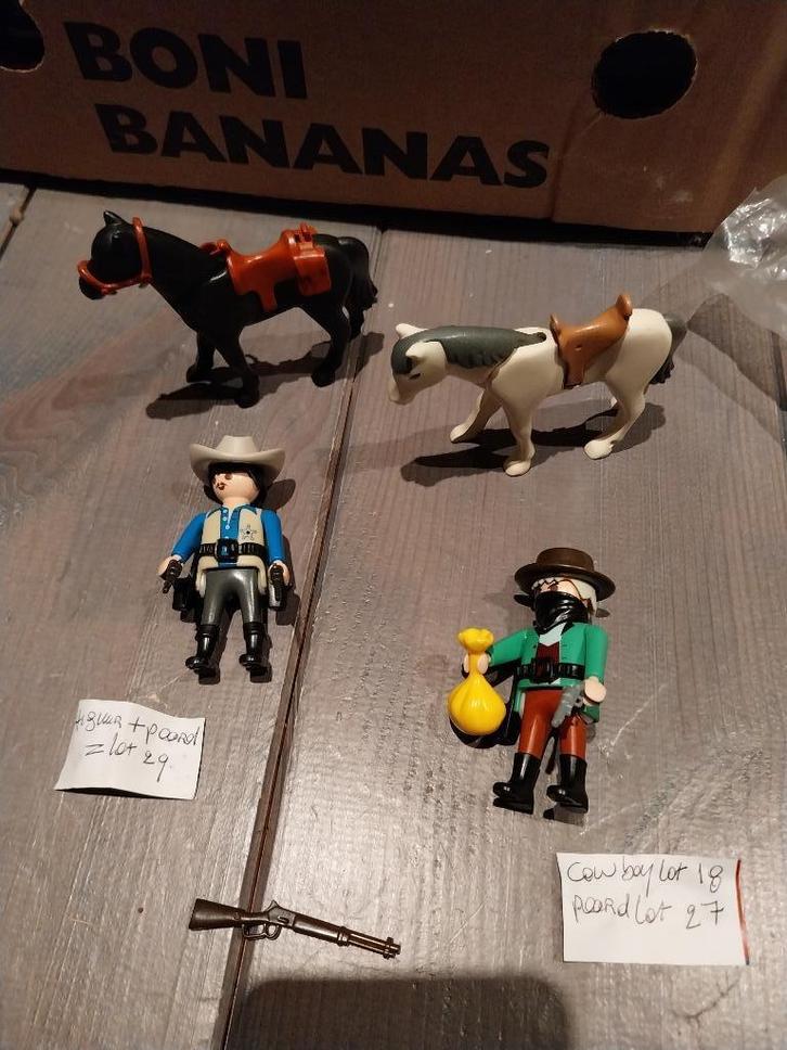 Playmobil cowboys, Kinderen en Baby's, Speelgoed | Playmobil, Zo goed als nieuw, Complete set, Ophalen of Verzenden