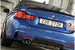 M - Diffuser mat zwart achterbumper nieuw BMW 4 serie F32 F3, Auto-onderdelen, Ophalen, Nieuw, Achter, Bumper